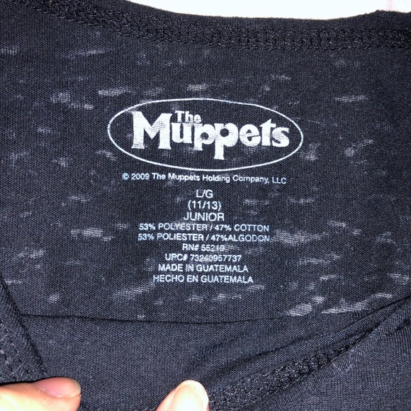 The Muppets - Kermit Green Metallic Print Tee - Picture 2 of 4